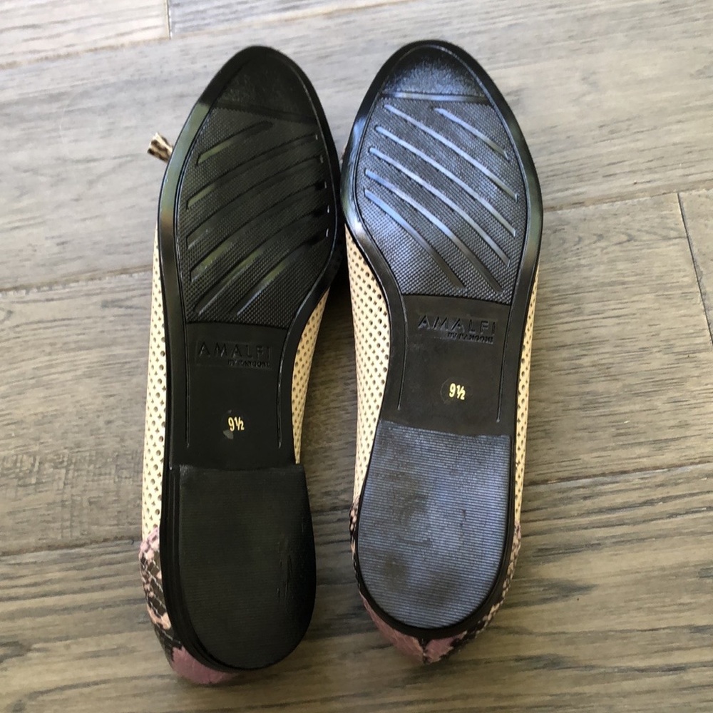 ✨🆕Amalfi🆕✨| Purple snake skin ballet flats with bows - Picture 7 of 7